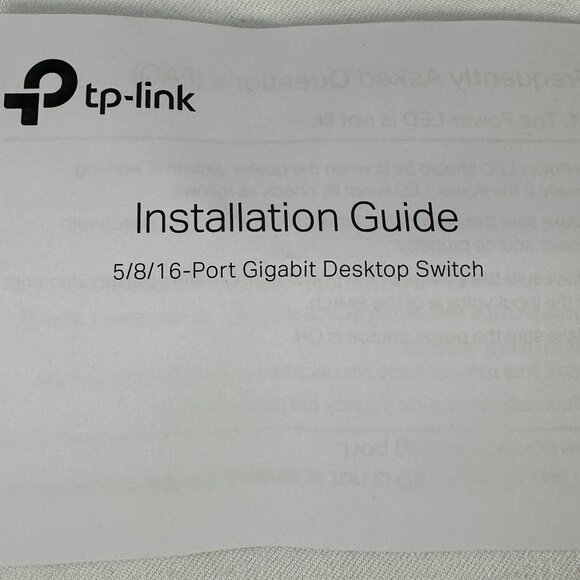 TP-Link TL-SG108 8-Port Gigabit Plug & Play Desktop Switch 10/100/1000Mbp Switch - Picture 15 of 16
